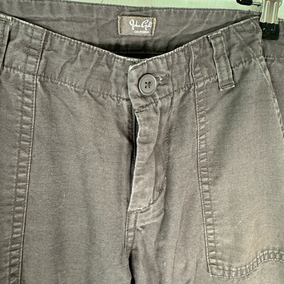 J. Galt Brandy Melville Grey Cargo Utility Style Pants Low Rise Womens Size 26 - Picture 4 of 9